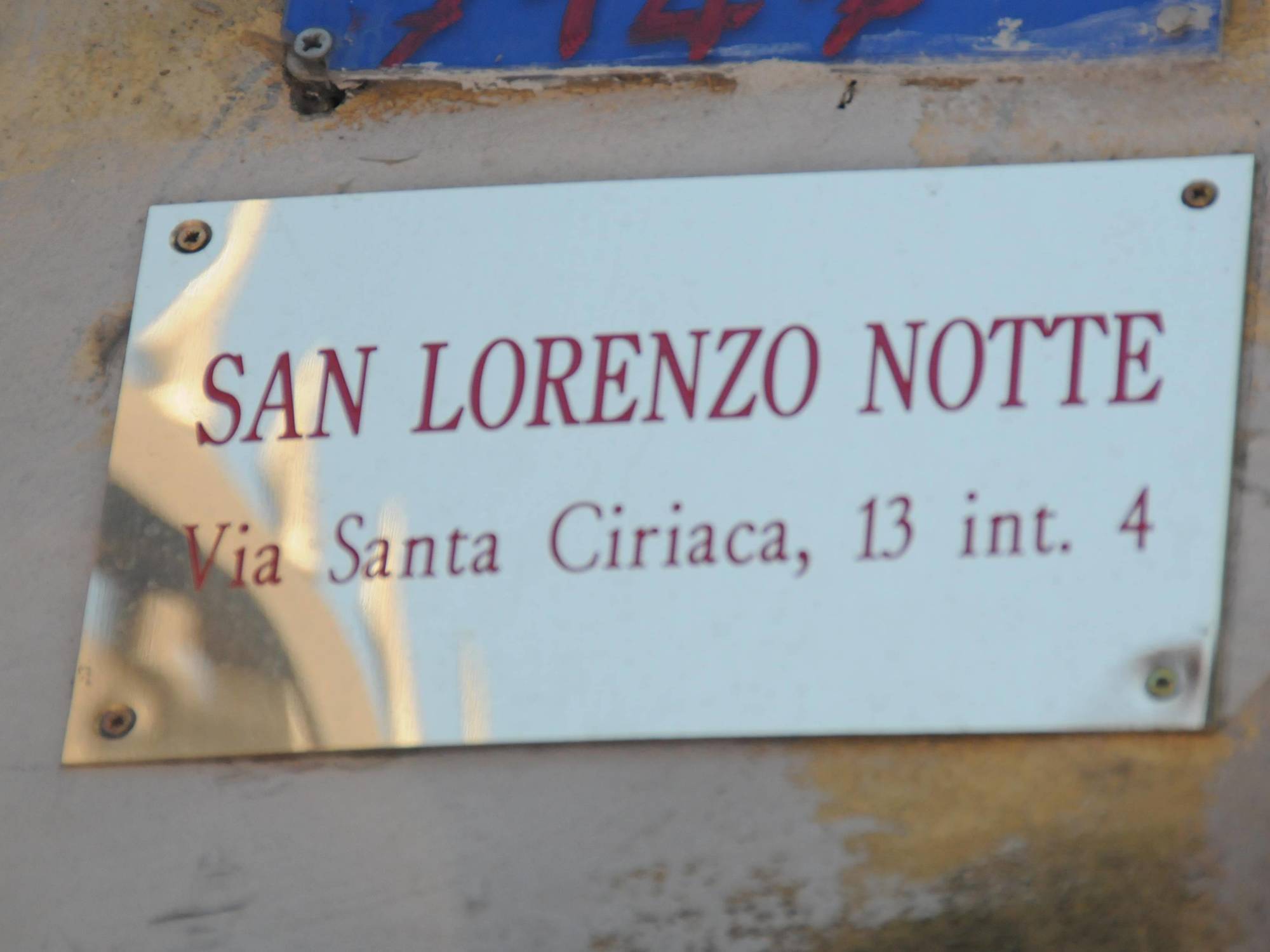 San Lorenzo Notte Bed and Breakfast Rom Exteriör bild